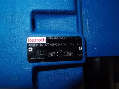 REXROTH液壓閥力士樂電液換向閥  4WEH16J7X/6EW230N9ETSDL/B10